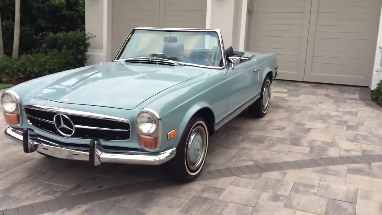 Обзор и тест-драйв Mercedes-Benz 280SL 1970 года от Билла — Auto Europa Naples