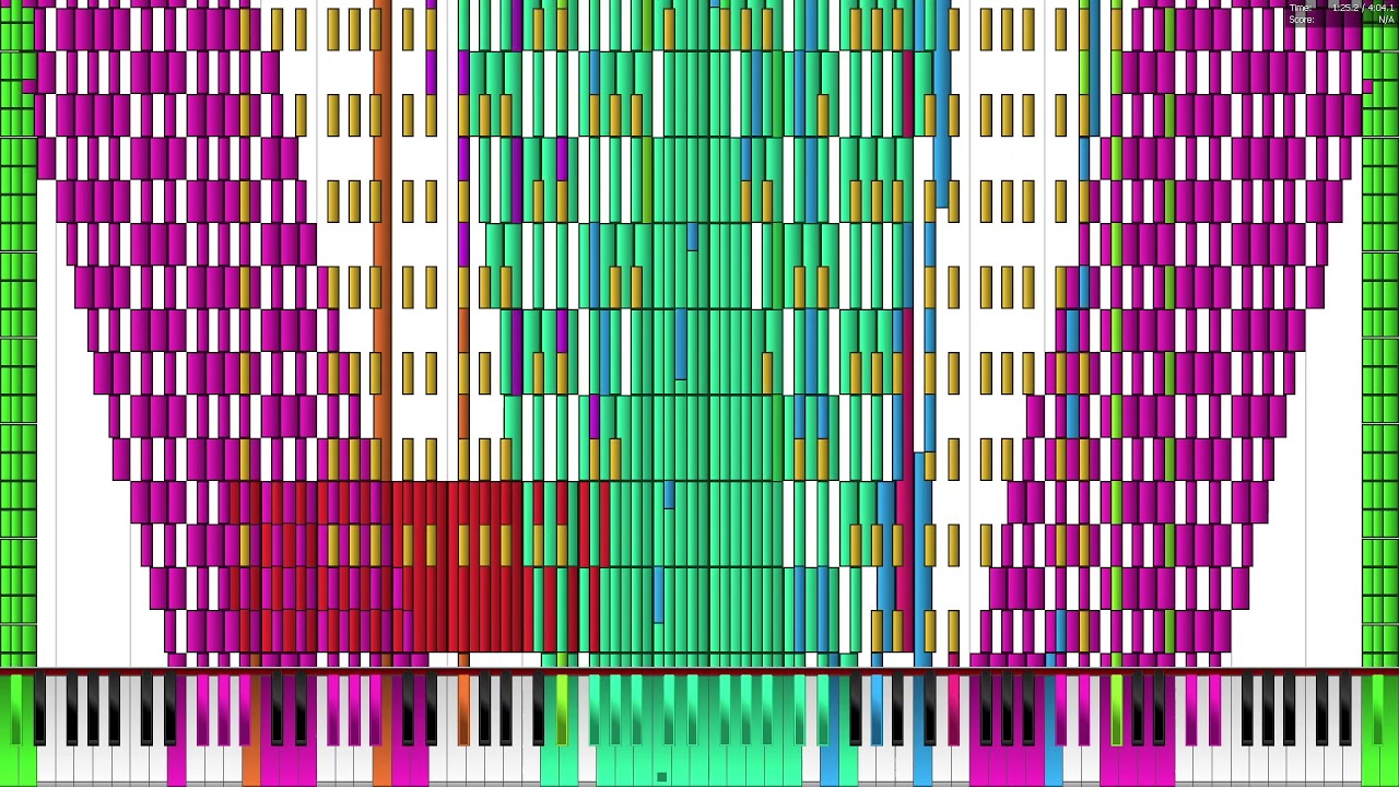 [BLACK MIDI] Smile Remix by Foozogz 2.84 million notes