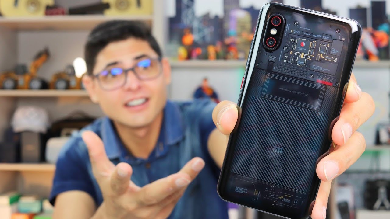 Xiaomi Mi 8 Pro TRANSPARENTE - FIQUEI BESTA COM ELE! Unboxing e Impressões