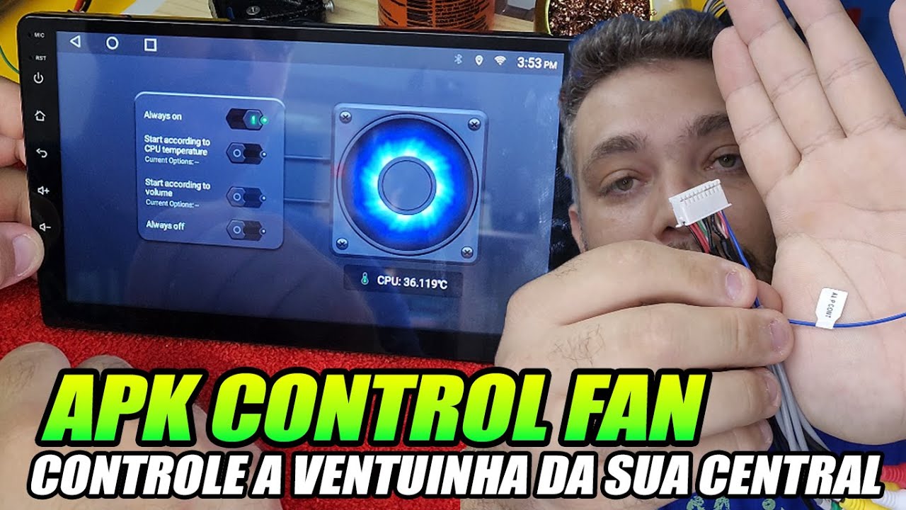CONTROLE O FAN DA SUA CENTRAL COM O APK CONTROL FAN
