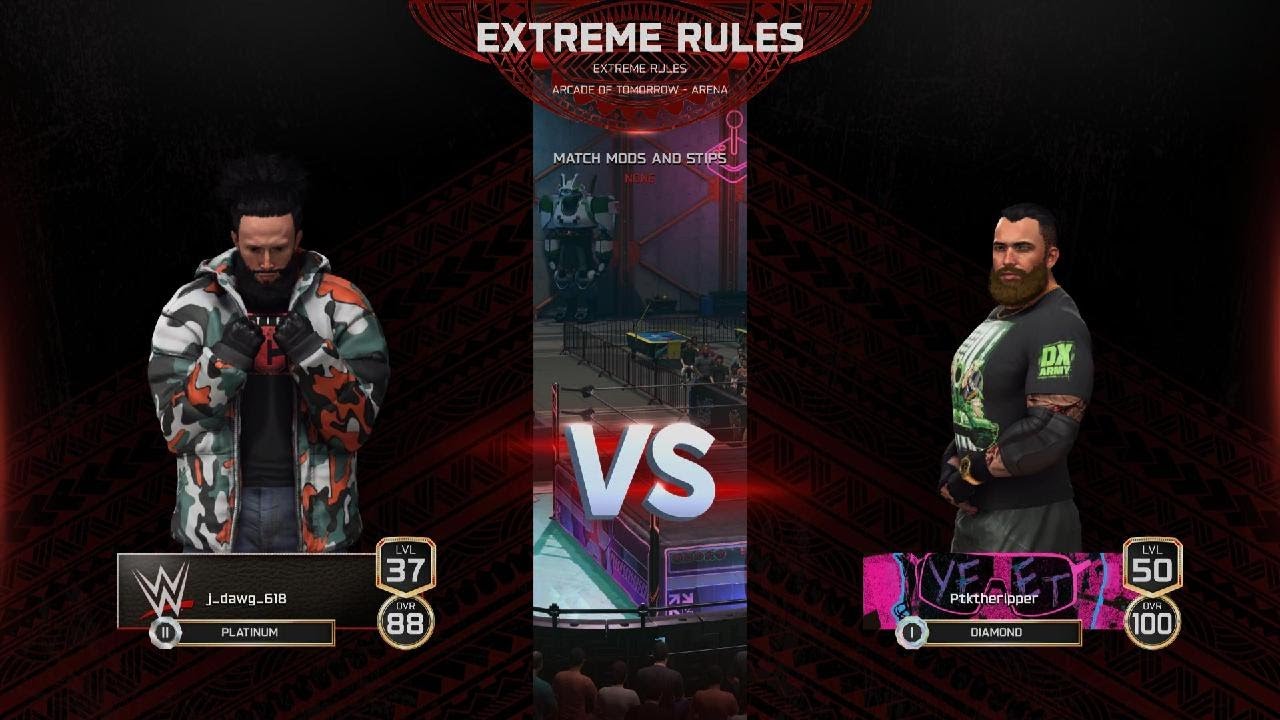 WWE 2K25 jdawg vs ptktheripper