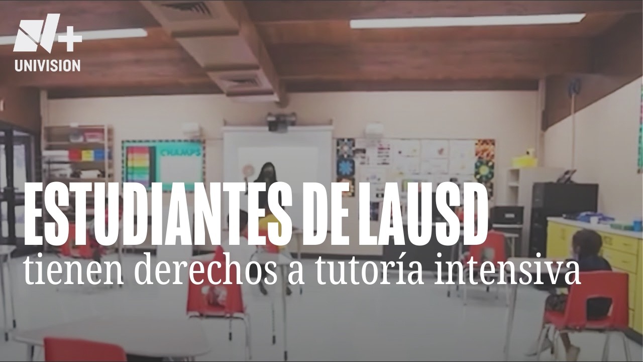 Fallo judicial: estudiantes de LAUSD tienen derecho a tutoría intensiva