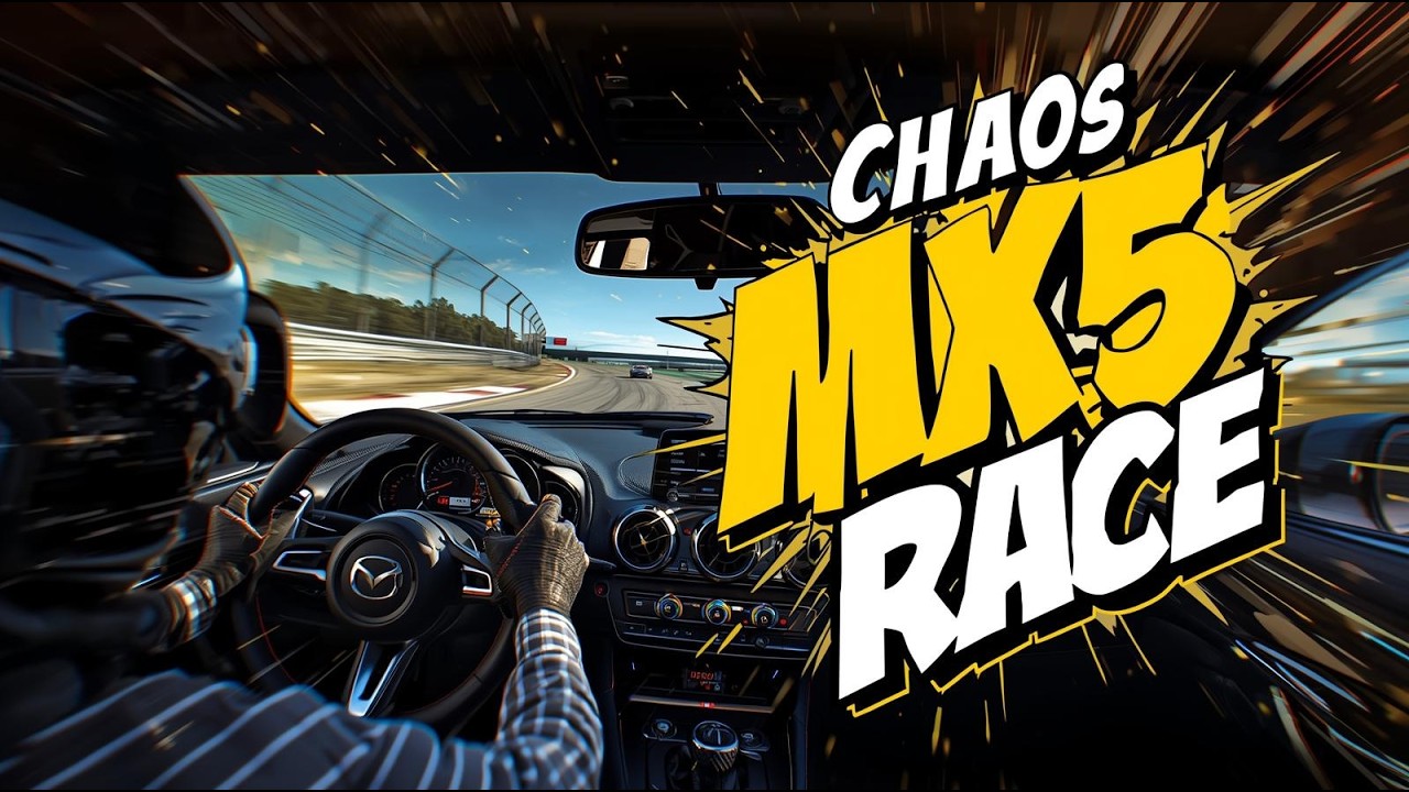 iRacing Full VR Race - Chaos MX-5 Race | Battle for Position Charlotte Motor Speedway