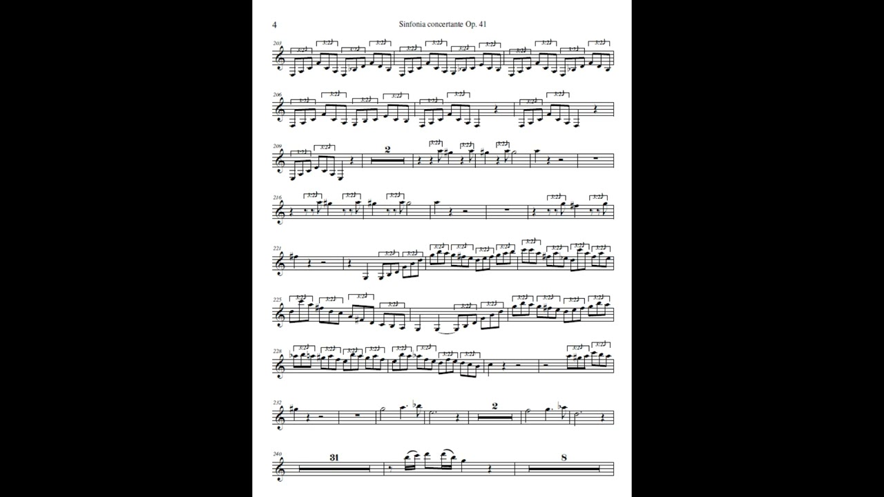 Franz Danzi: Sinfonia Concertante Op. 41 Mov.1(Allegro Moderato) per Flauto, Clarinetto e Pianoforte