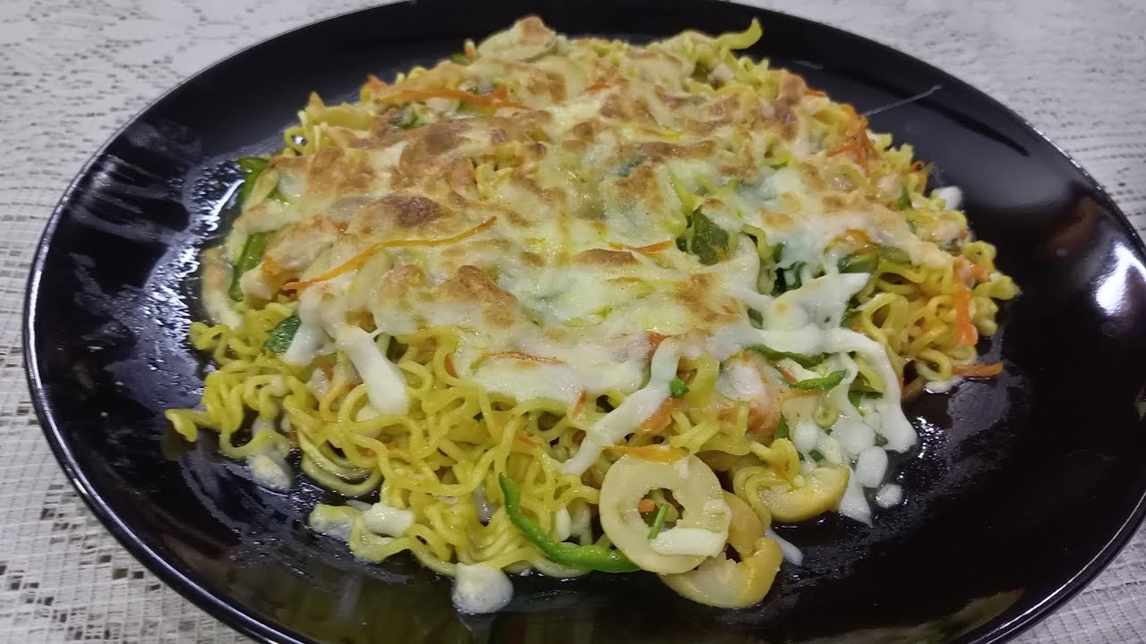 اندومي🍜بطعم البيتزا🍕اخر اختراعاتي😋👌