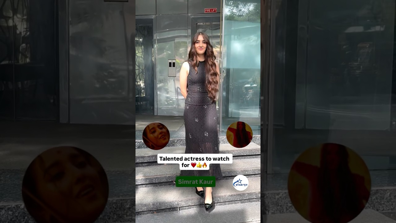 Simrat Kaur Spotted in Black Outfit 