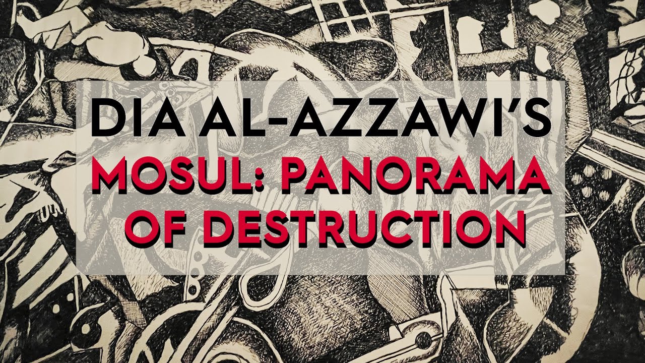 Curator's spotlight on 'Mosul: Panorama of Destruction,' by Dia al-Azzawi