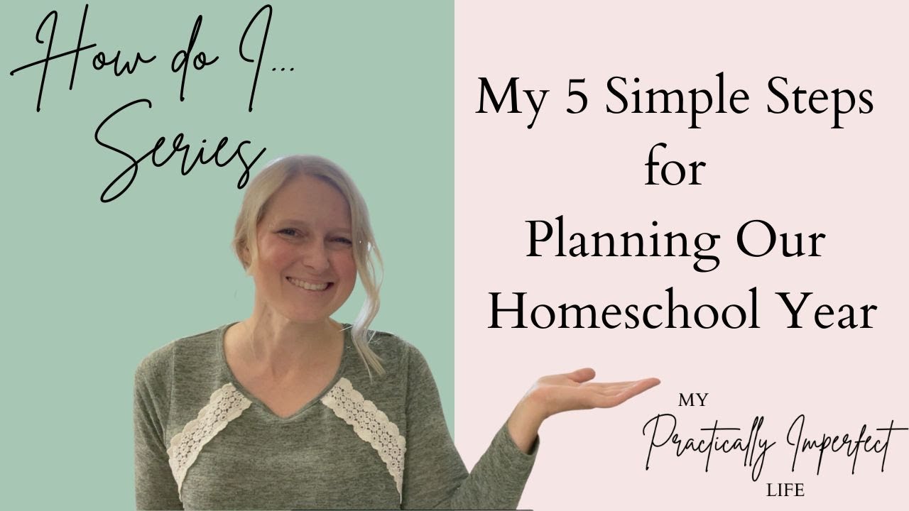 My 5 Simple Steps for Planning Our Homeschool Year. *Plus my favorite FREE planner*