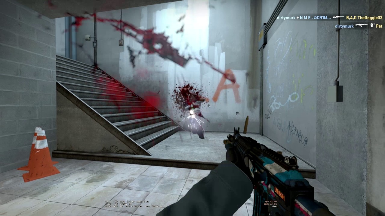 CSGO 1v4 Clutch - Overpass CT