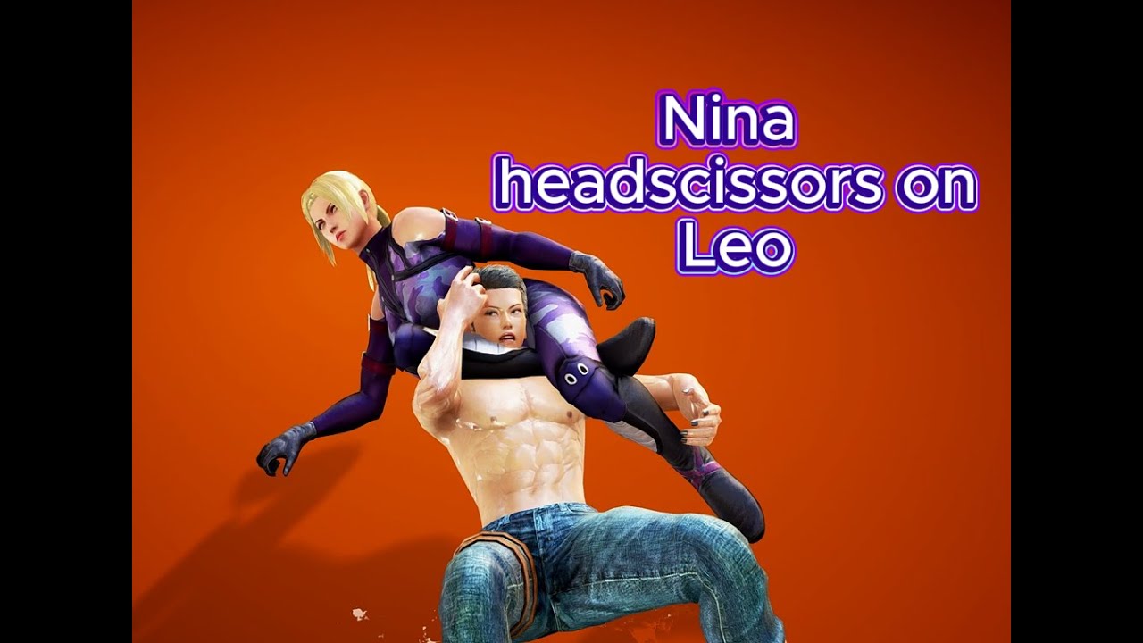 [Tekken Request] Nina headscissors on Leo