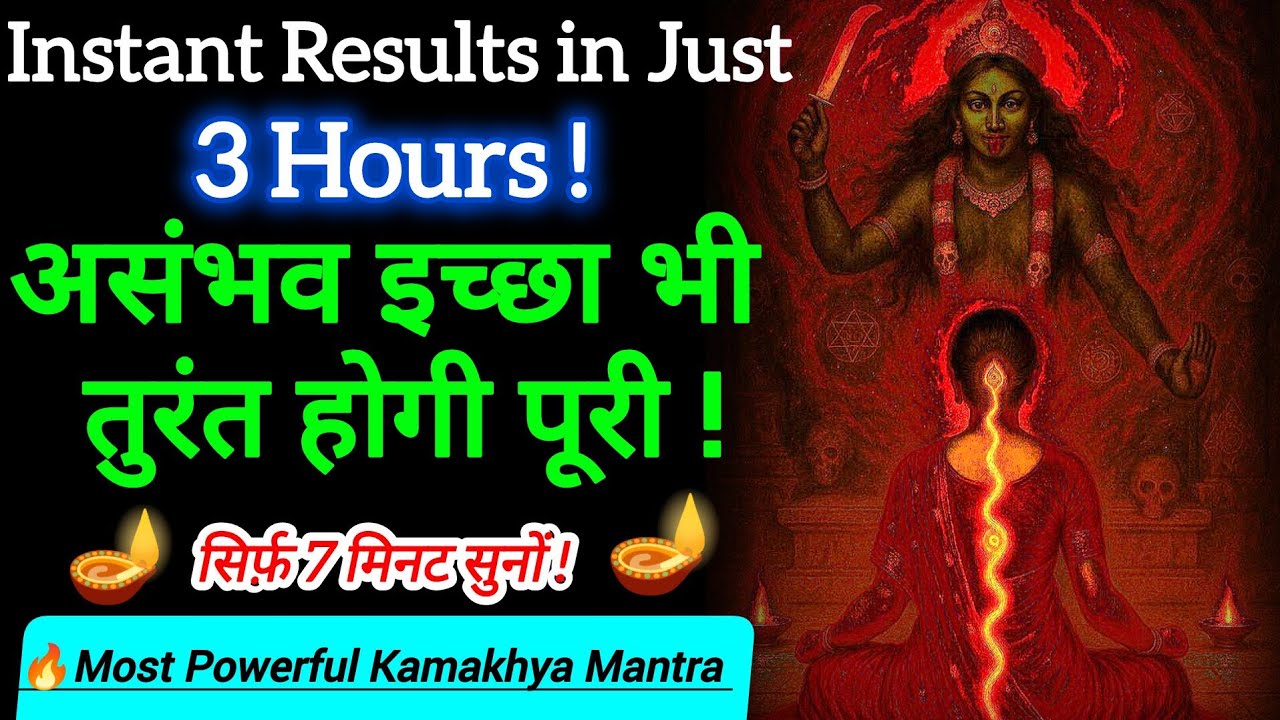 🔥 Maa Kamakhya Manifestation Mantra | Instant Wish Fulfillment | 