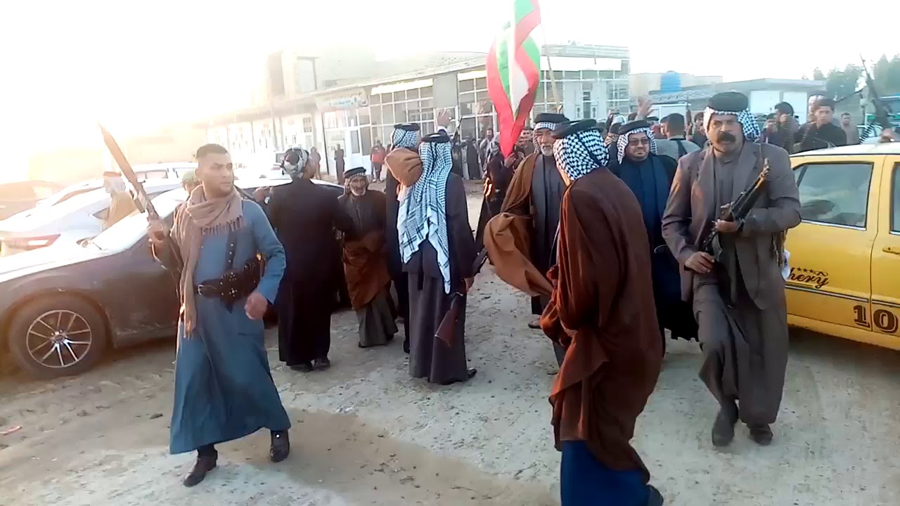 تشييع الشيخ فرهود شعلان في الشطره