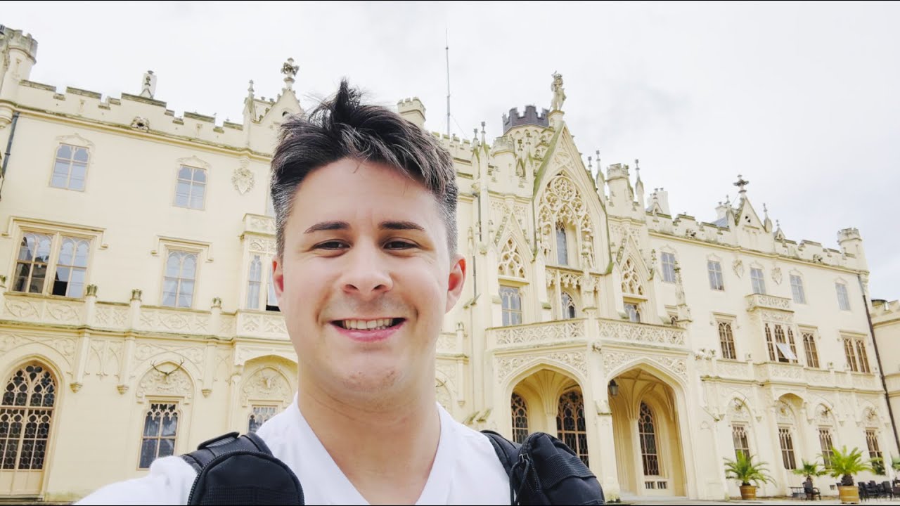 Mathias in the Czech Republic (part 2: Castle Lednice, the most beautiful castle in Czechia)