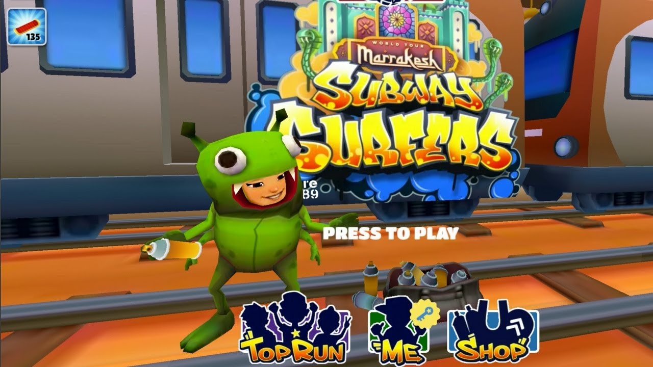 Subway Surfers Marrakesh Yutani Fullscreen Gameplay HD E2