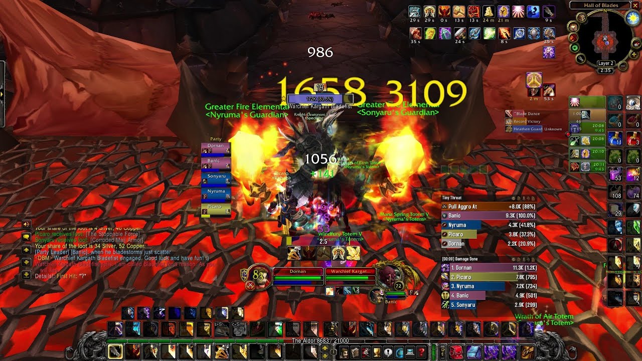 World of Warcraft TBC Classic Heroic Shattered Halls Retribution
