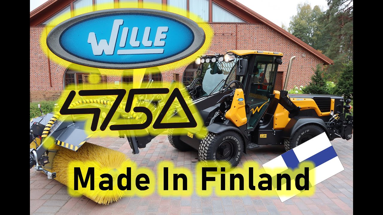 Uusi Wille 475. Wille 475 is very agile and compact urban machine.