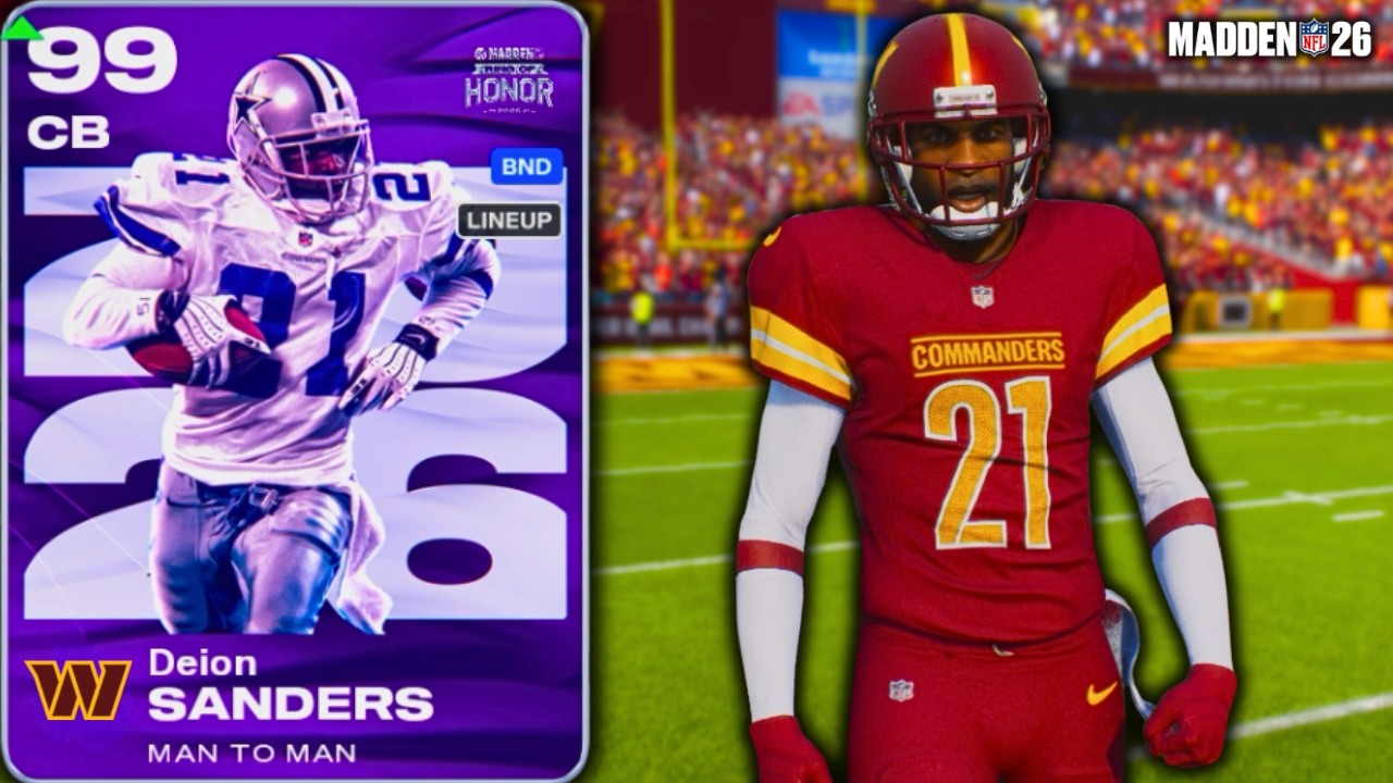 Я добавил Деона Сандерса в тематическую команду командиров! | Madden 26 Ultimate Team