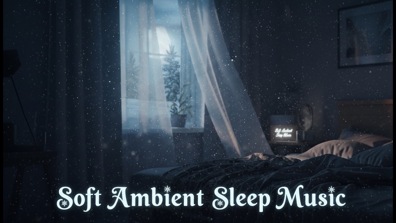 Midnight Snow Cocoon ❄️ Soft Ambient Sleep Music
