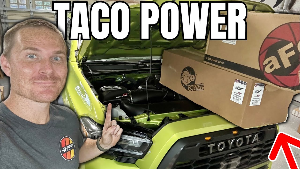 Man, What A Difference!!! - aFe Cold Air Intake For Toyota Tacoma