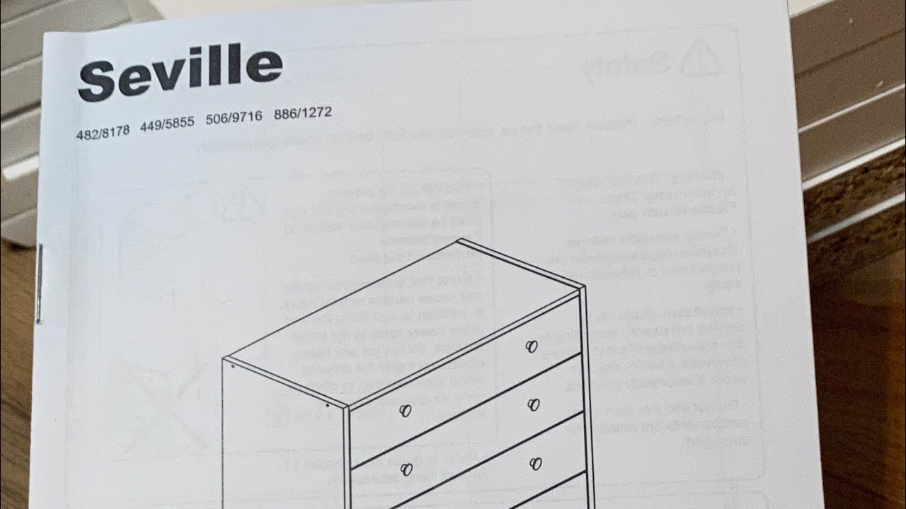 How to Assemble: Seville Chest of Drawers (Argos) - 5 drawers  #subscribe #like #comment #argos