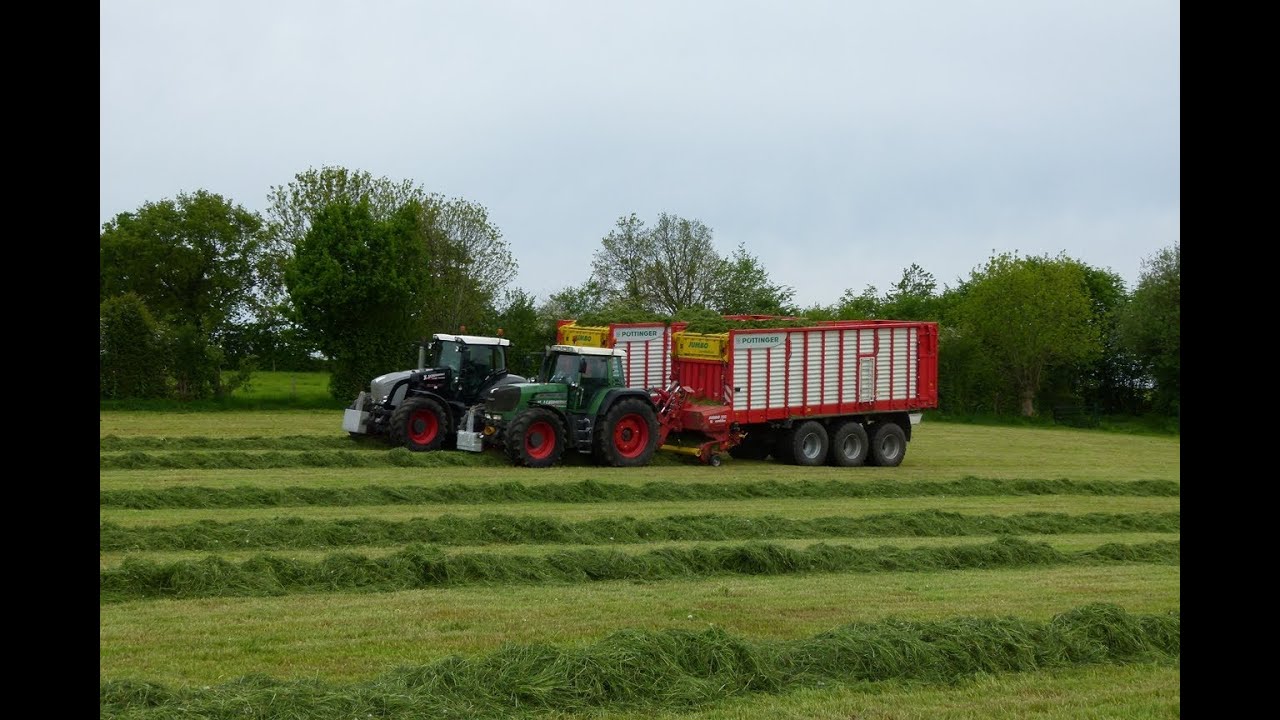 Schoonbroodt à l'autocharge 2012 - two Fendt Vario 930 and Pöttinger Jumbo 7210 CombiLine