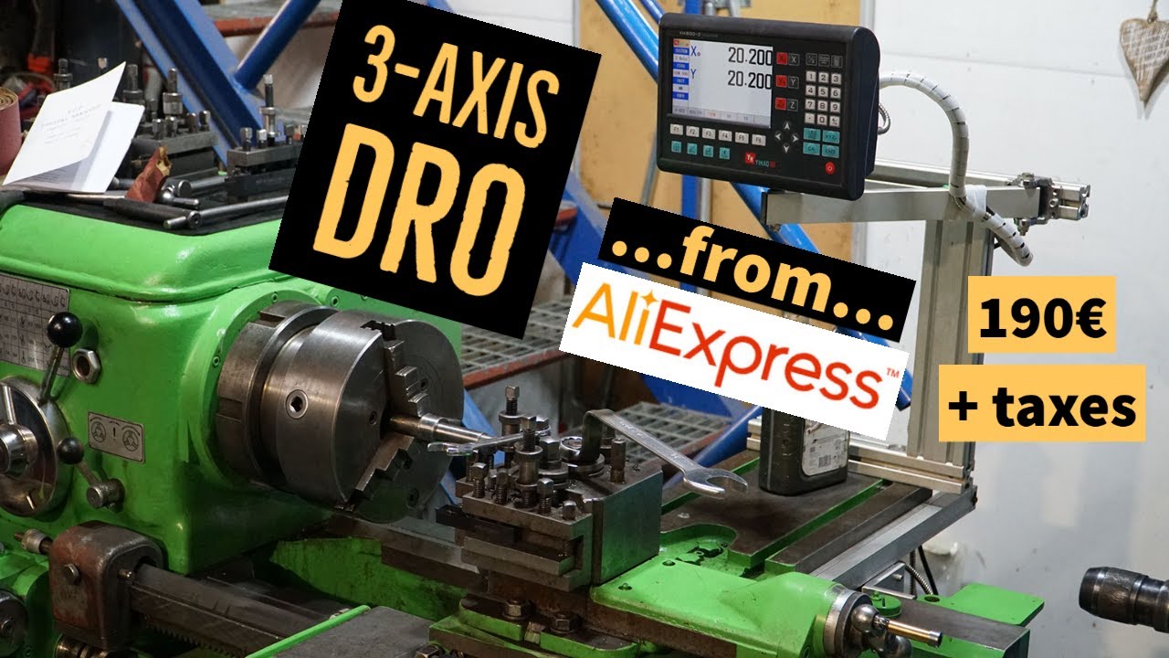 Installing DRO (Digital Read Out) into a lathe