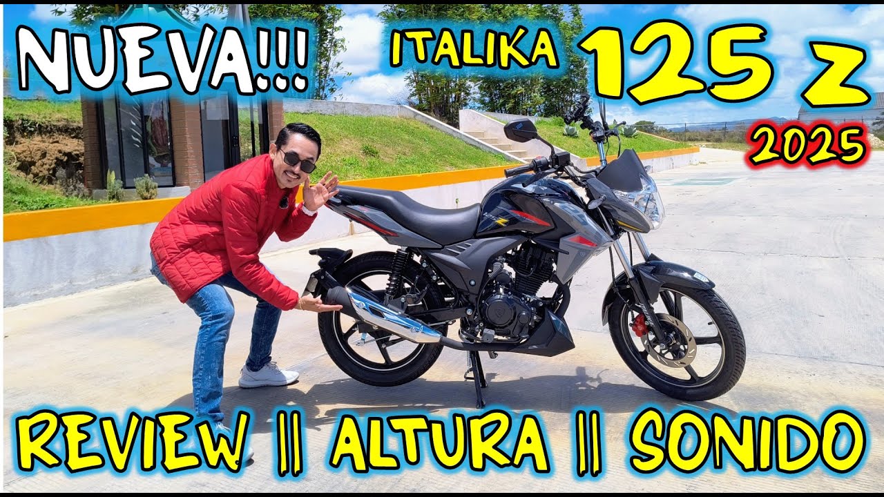 ▪️NUEVA ITALIKA 125 Z 2025 LA MAS PEQUEÑA DE LA CASA PERO CON NUEVOS DETALLES || REVIEW || PRUEBAS