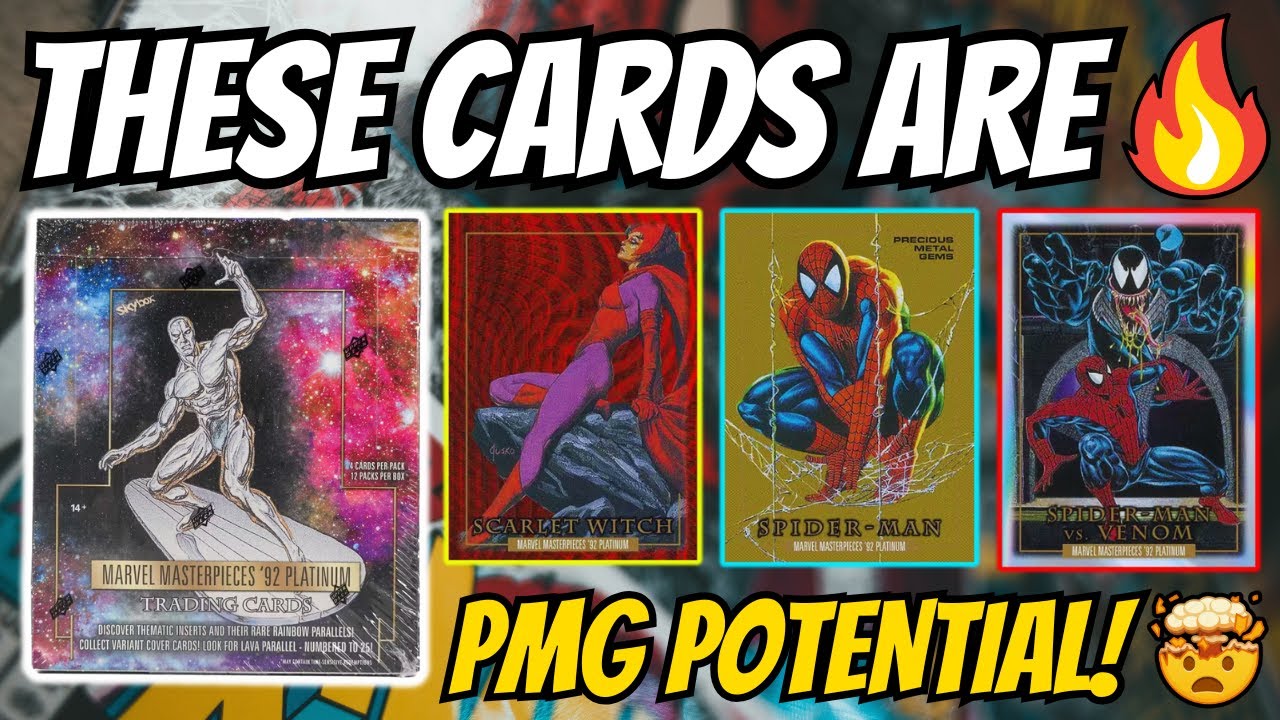 Can I Pull A PMG From A 2024 Marvel Masterpieces 92 Platinum Hobby Box?🤔💎