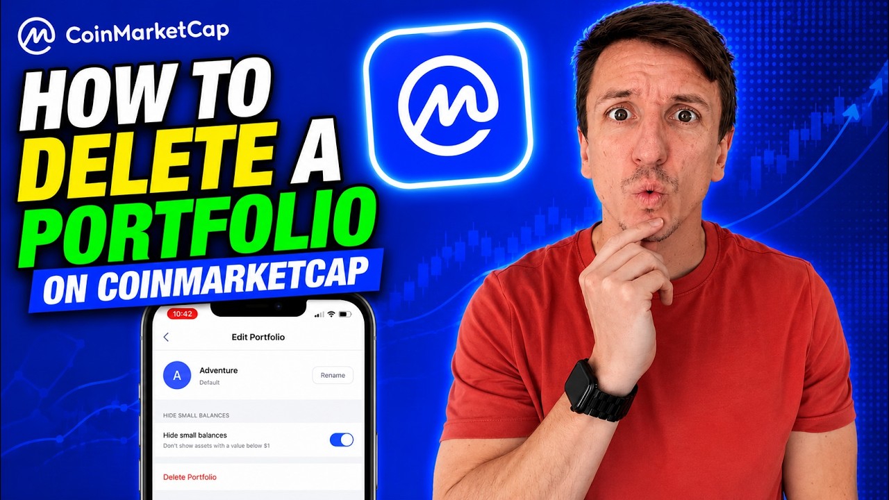 How To Delete A Portfolio On CoinMarketCap