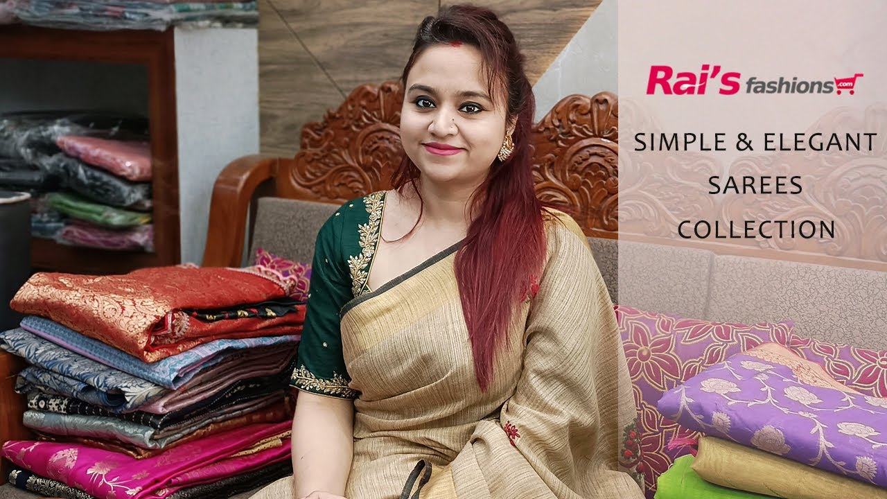 Simple And Elegant Sarees Collection (10JRK)