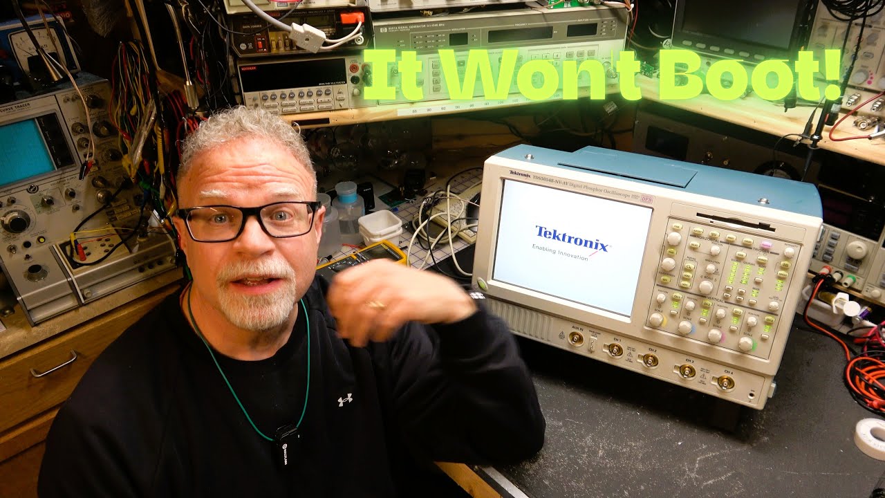 Tektronix TDS5054B не загружается. Давайте исправим это!