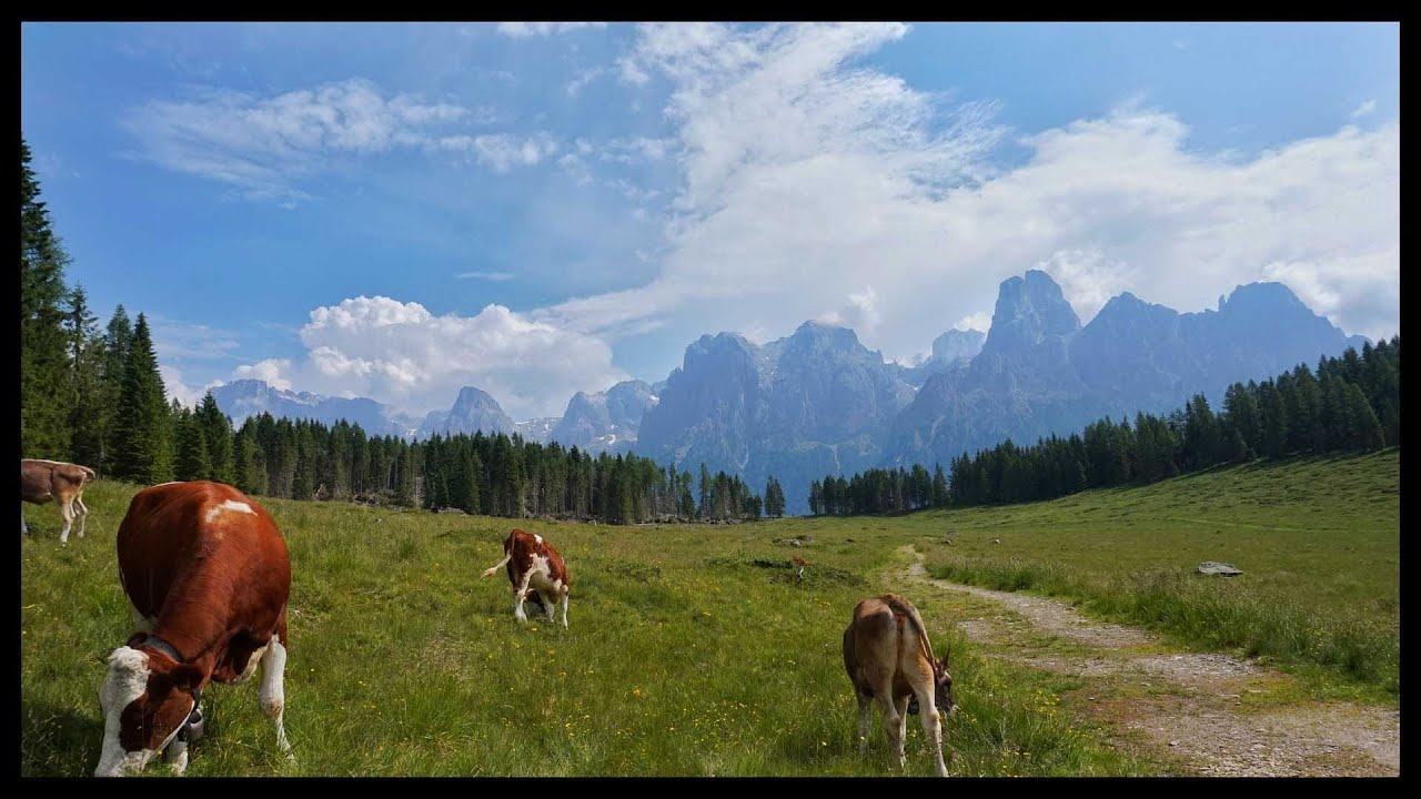 SAN MARTINO DI CASTROZZA -LAGO DI CALAITA  + TIME LAPSE  03/07/2019