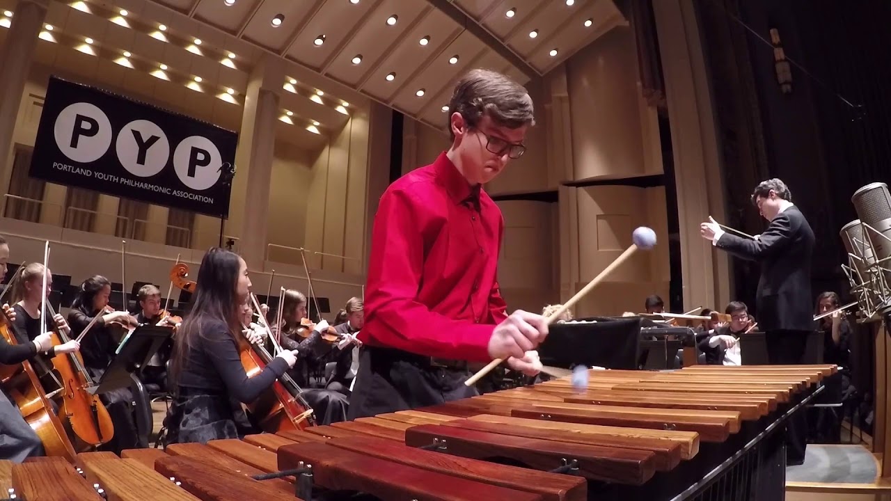 Paul Creston: Concertino for Marimba and Orchestra, Nathan Coffman, percussion