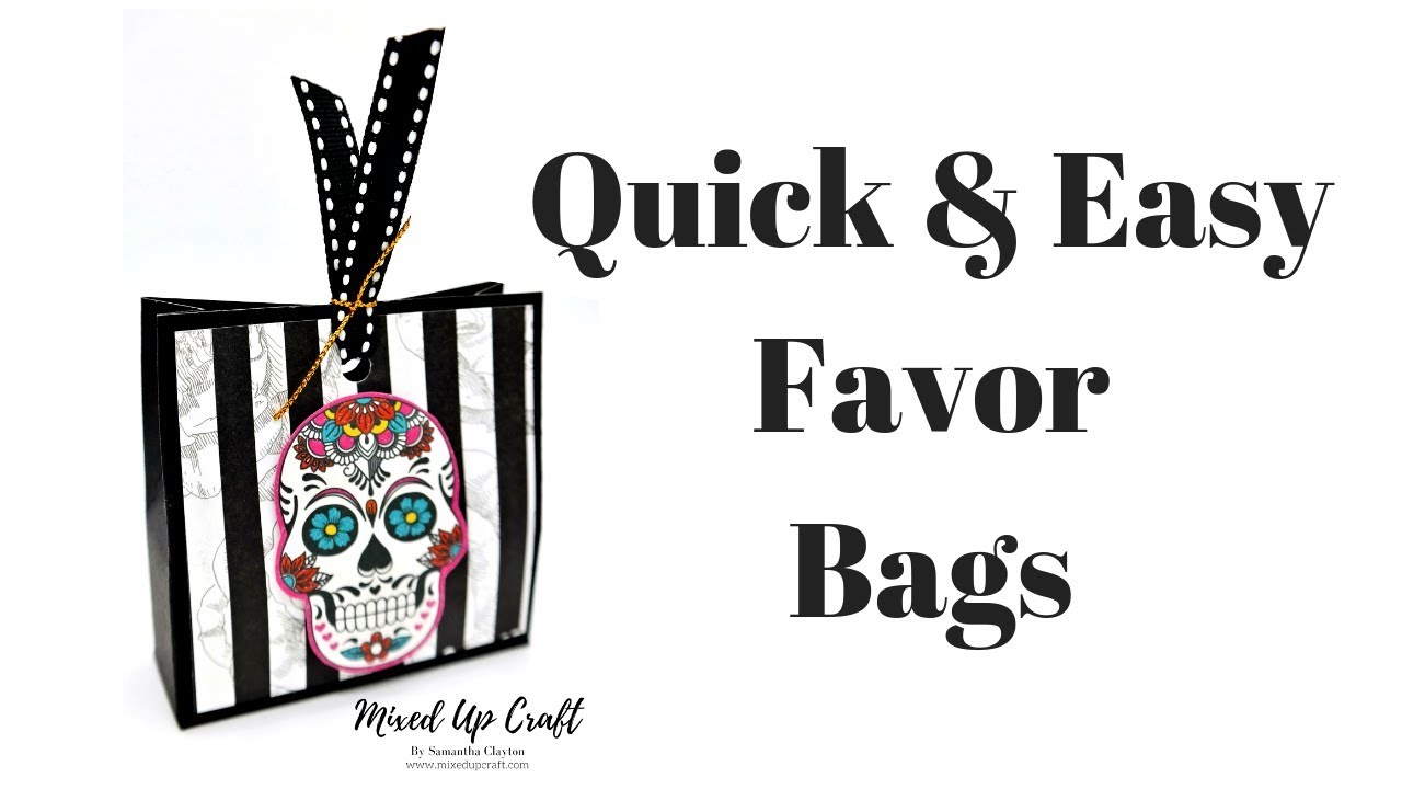 Quick & Easy Favor Bags Trick or Treat