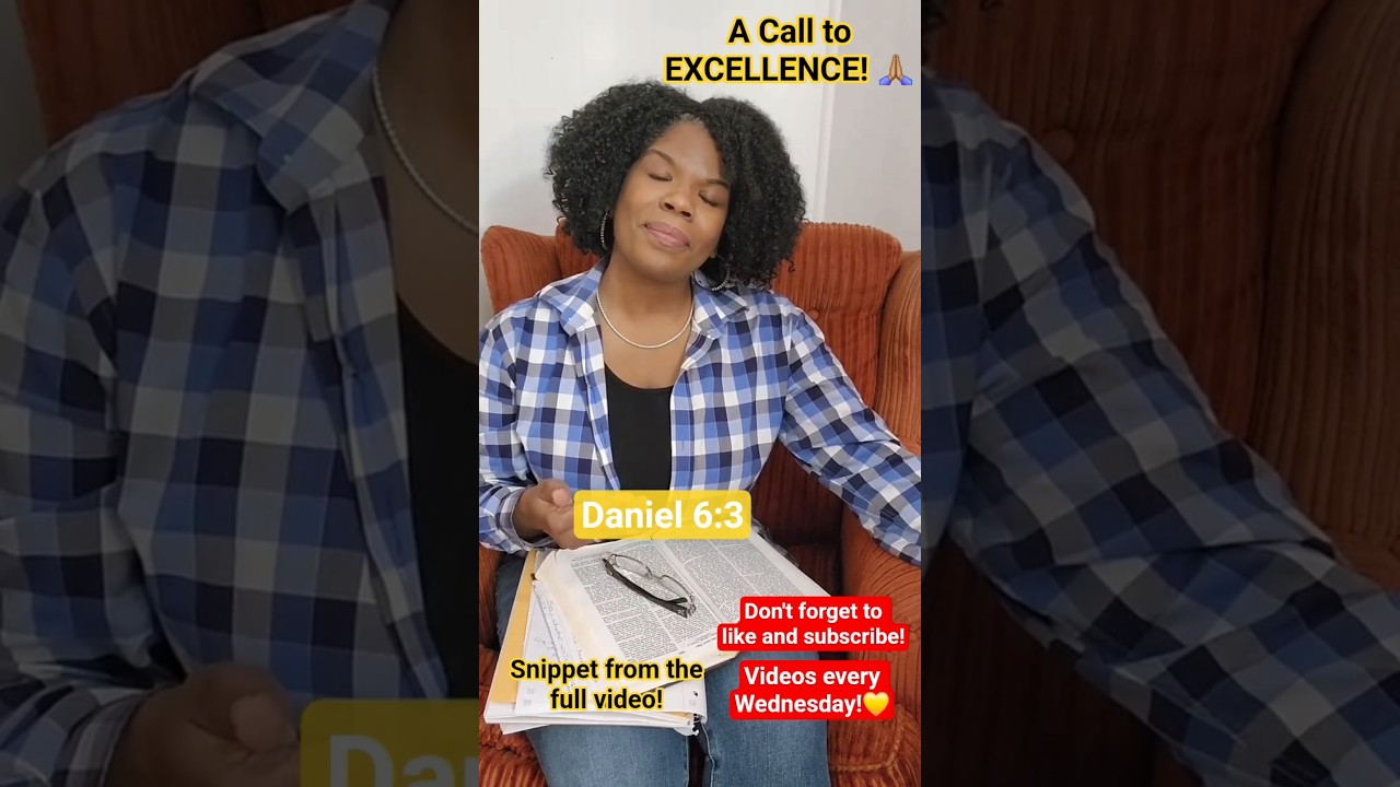 A Call to Excellence ❤️/ Snippet from the Full Message ✨️ #excellence #truthinlight #bible