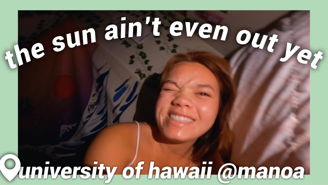 my morning routine as a college student 𝙨𝙤𝙢𝙚𝙩𝙞𝙢𝙚𝙨 (UNIVERSITY OF HAWAII AT MANOA VLOG)