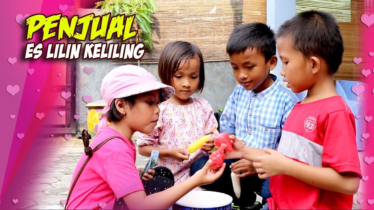 What If Cita Jadi Penjual Es Lilin 💙 Es Lilin Buah-buahan Rasa Stroberi Jagung Semangka