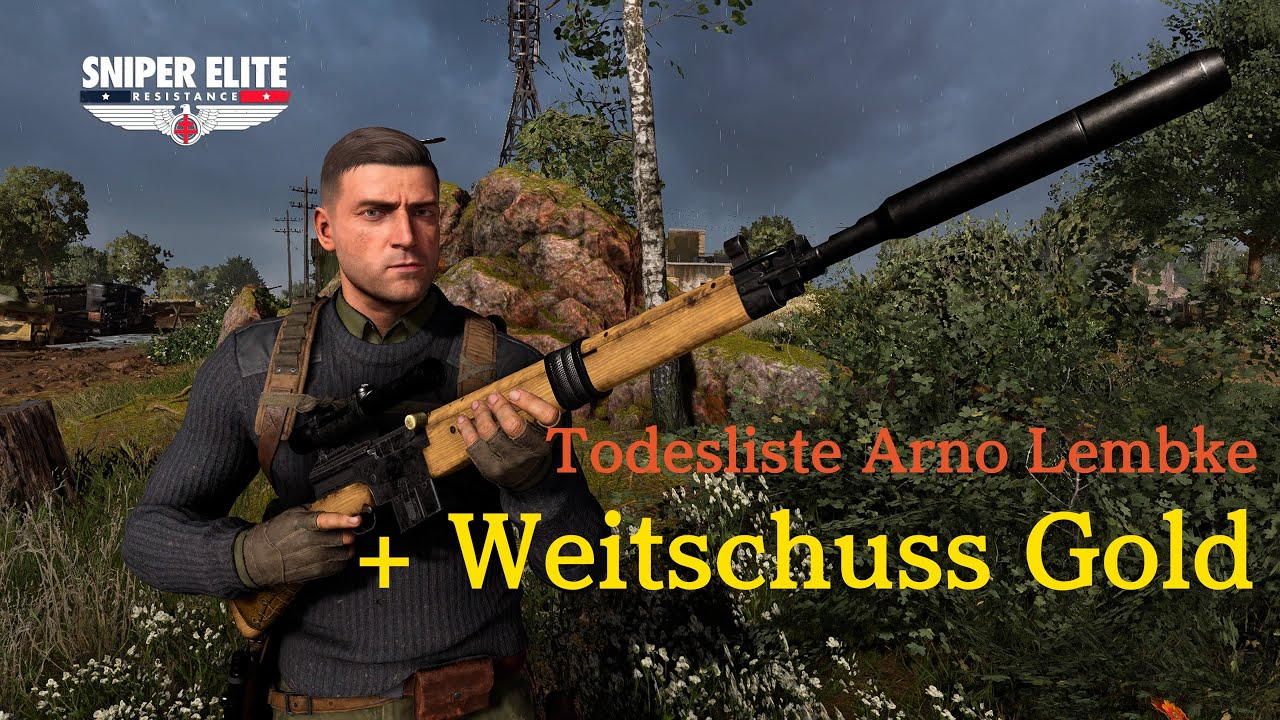 Sniper Elite Resistance - DLC - Schlamm und Donner -Todesliste Arno Lembke + Weitschuss Gold