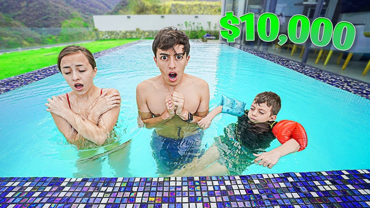 El ULTIMO en SALIR de la ALBERCA GANA TODO EL DINERO
