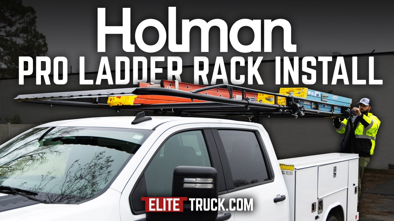 How To Install a Holman Pro Ladder Rack On A Service Body