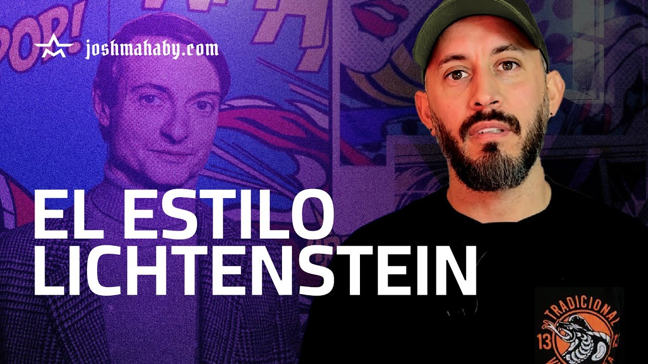 El estilo Roy LICHTENSTEIN y los puntos Ben Day | Josh Mahaby