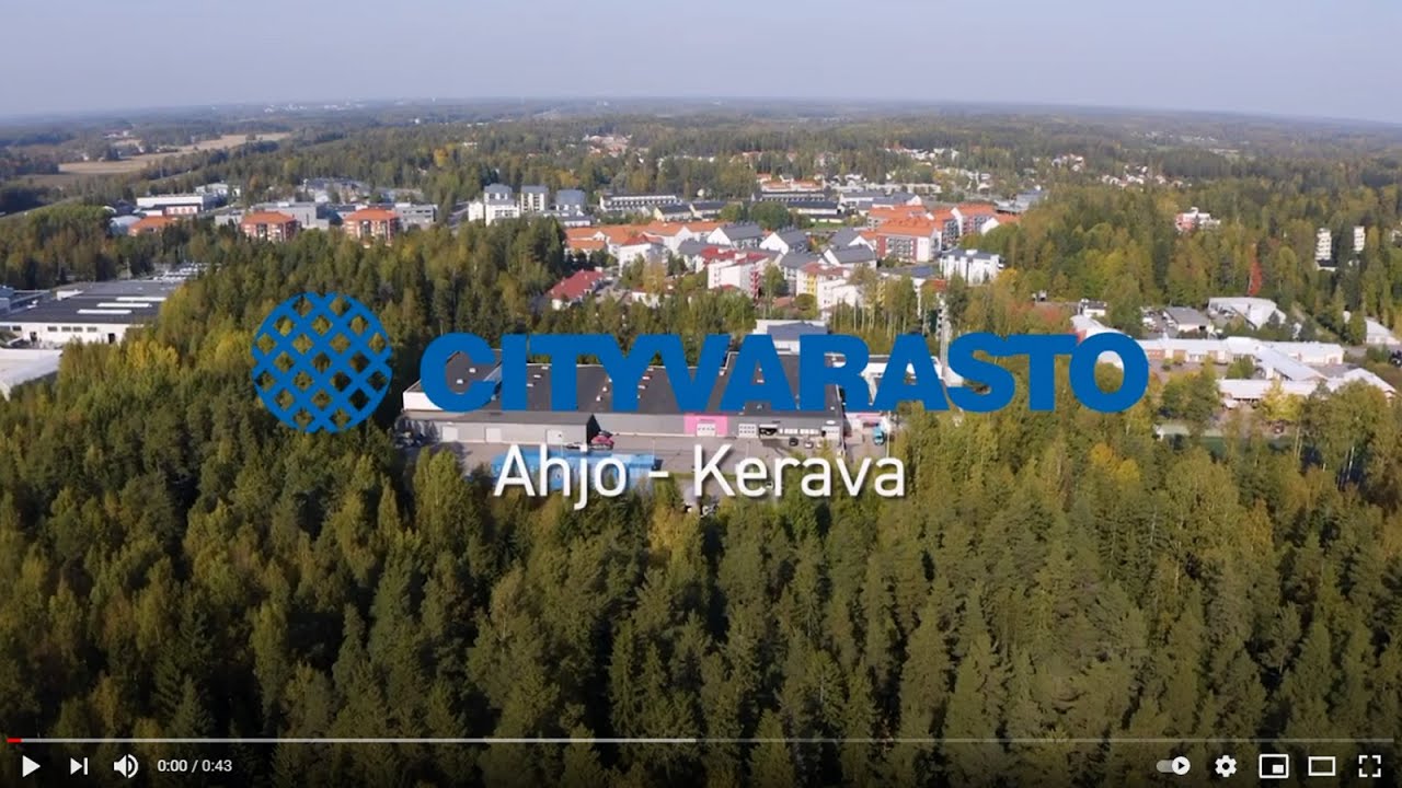 Cityvarasto Kerava Ahjo - Katso ohjevideo varastolla kulkemiseen!