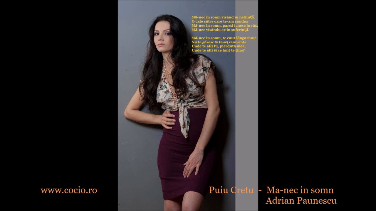 Puiu Crețu -  Mă - nec în somn