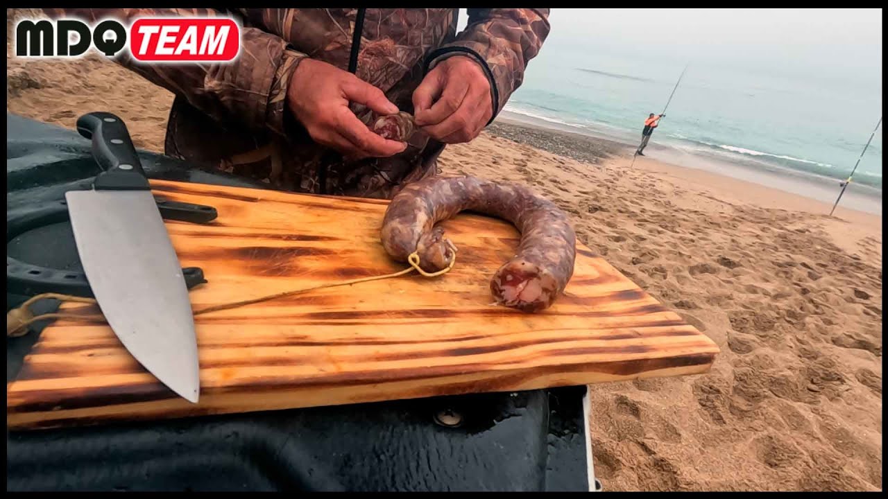 PESCA Y COCINA pescando bajo la lluvia y aparecen las BALLENAS mdqteam