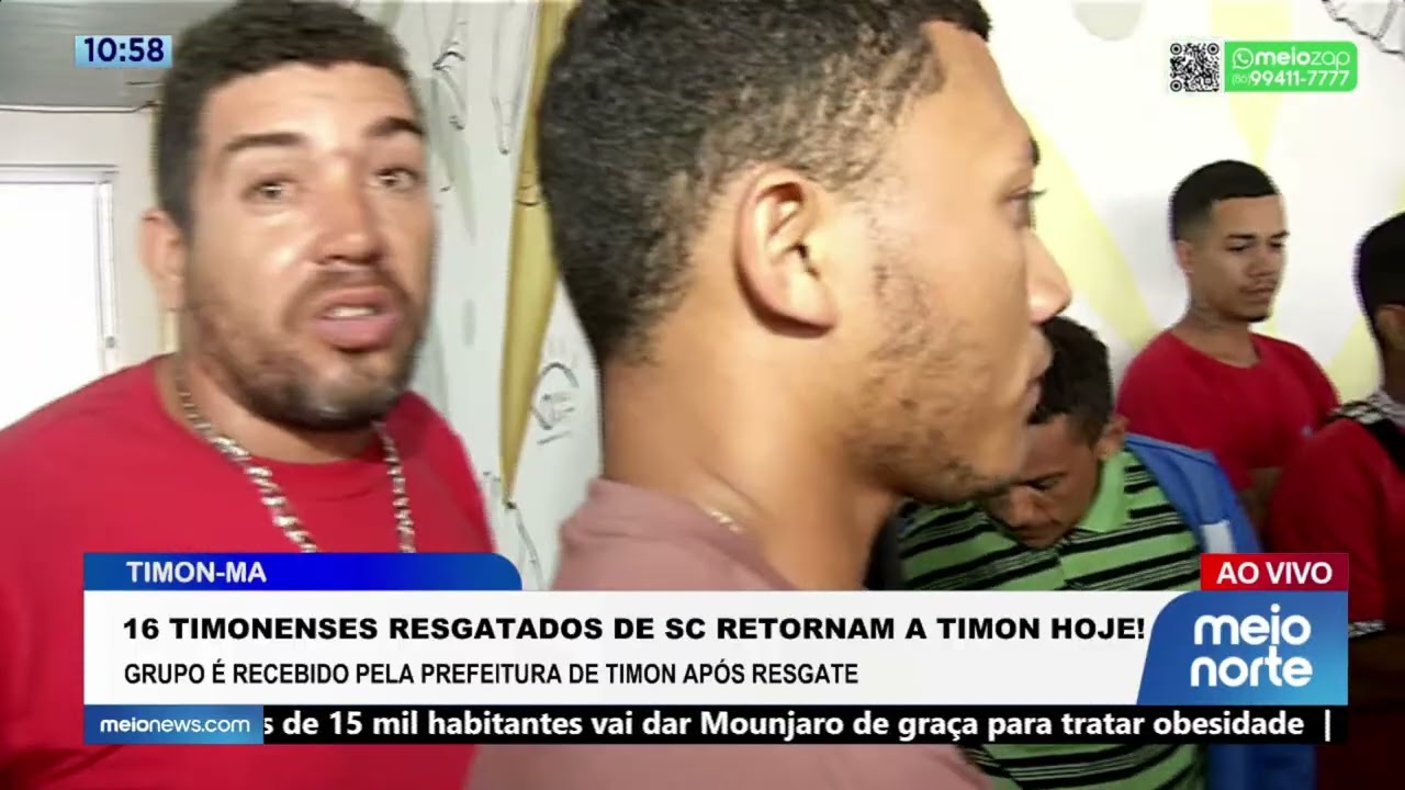 16 timonenses resgatados de SC retornam a Timon hoje | Ronda