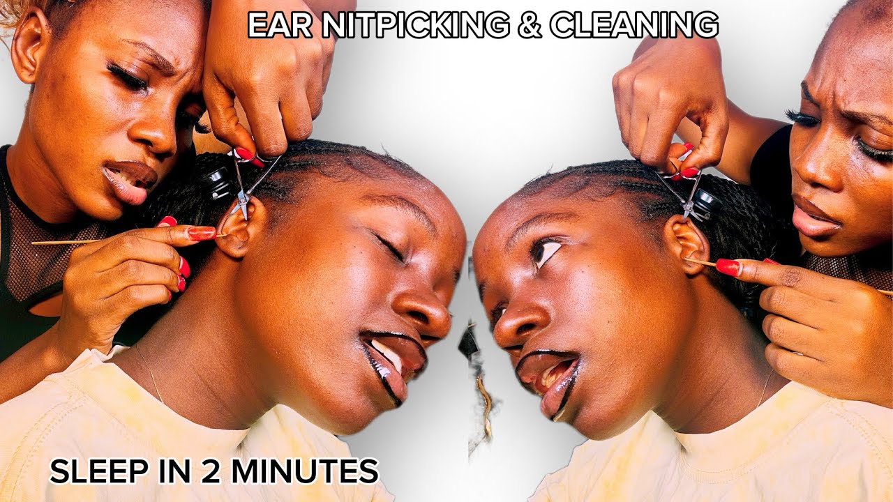 ASMR SATISFYING DEEP EAR NITPICKING-CLEANING MASSAGE, TOOTHPICKS & BOBBY PIN