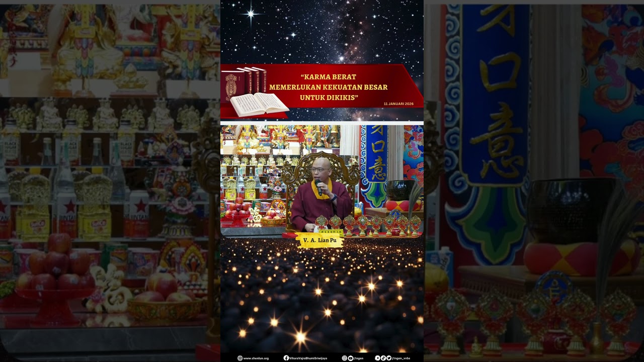Karma Berat Memerlukan Kekuatan Besar Untuk Dikikis