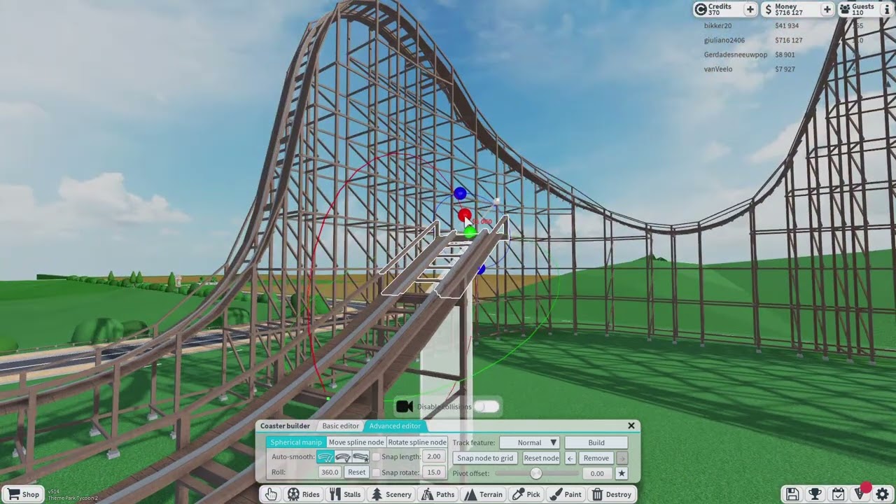 EERSTE ACHTBAAN in giul's funland afl 3