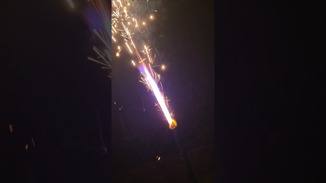 Blue Wicked Wand TNT #fireworks #pyros