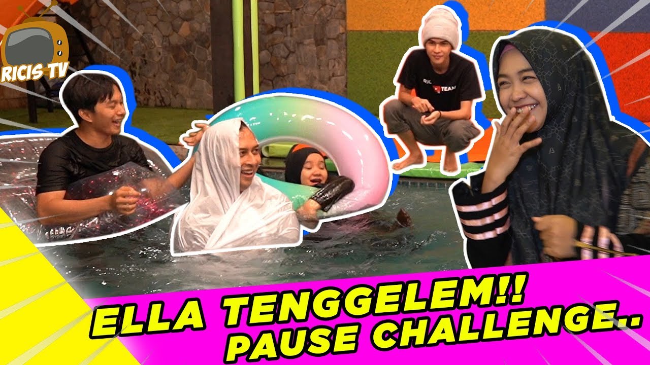 ELLA TENGGELEM!!! Tolongin Dong!!! Pause Challenge.